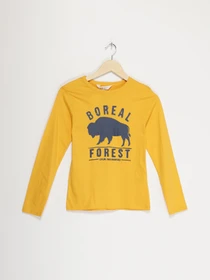 Худі та світшоти H&M модель 0874837_жовтий комб. Фото