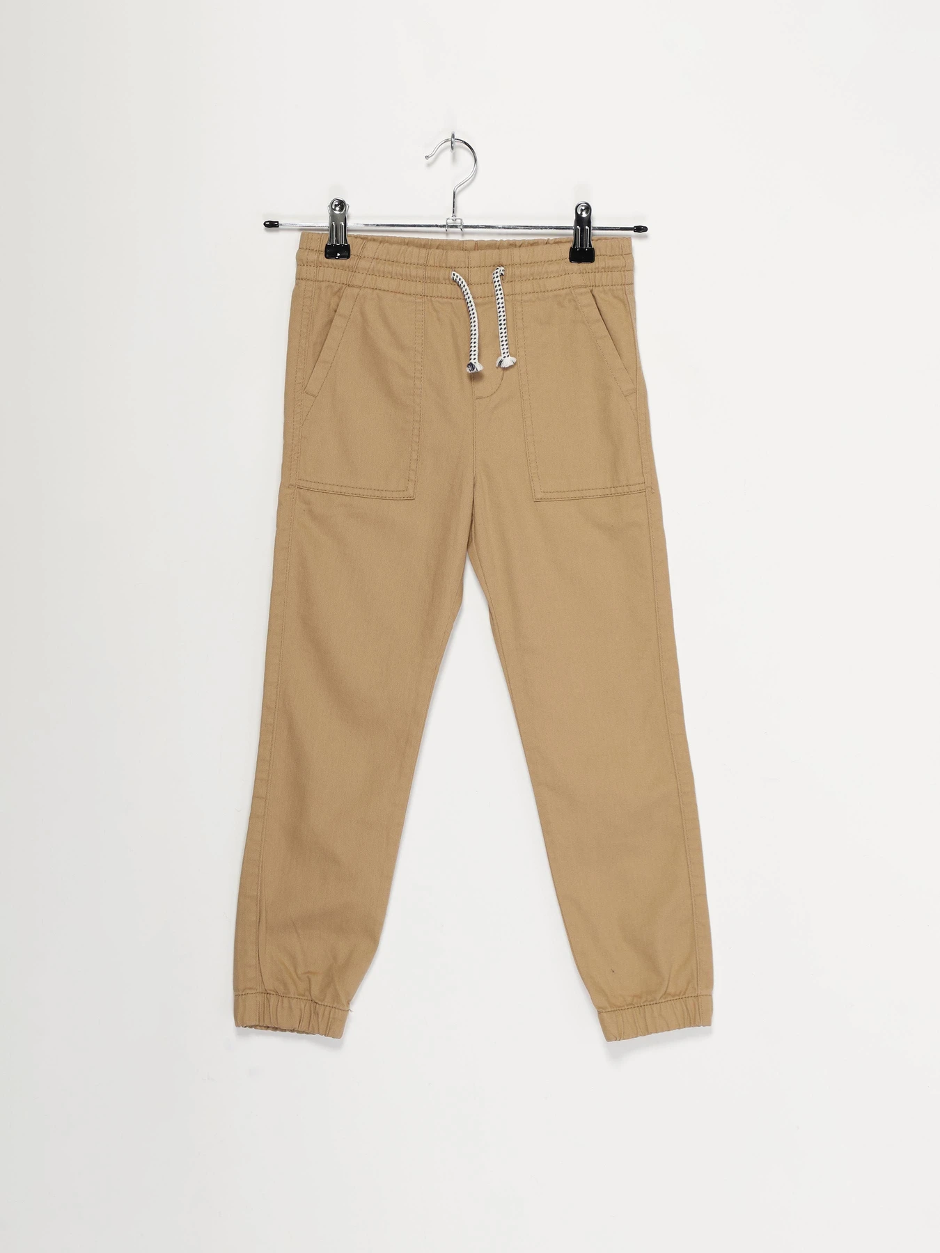 Брюки H&M модель 0875084_бежевий Фото