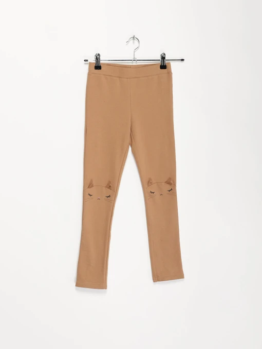 Брюки H&M модель 0875892_с.коричневий Фото