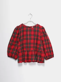 Рубашки H&M модель 08775491_червоний комб. Фото