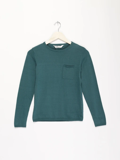 Свитры и кардиганы H&M модель 0881660_т.зелений Фото