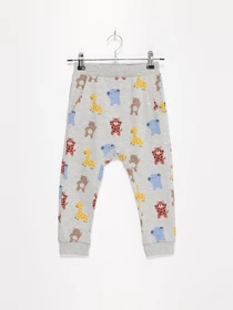 Брюки H&M модель 08854342_сірий комб. Фото