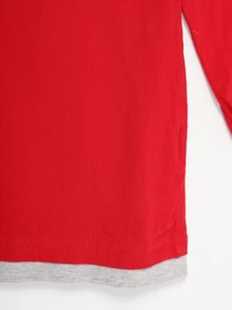 Худі та світшоти H&M модель 0916993_червоний з сірим Фото
