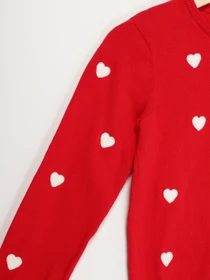 Свитры и кардиганы H&M модель 0926092_червоний з білим Фото