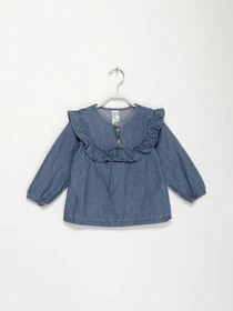 Рубашки H&M модель 0927631_синій Фото