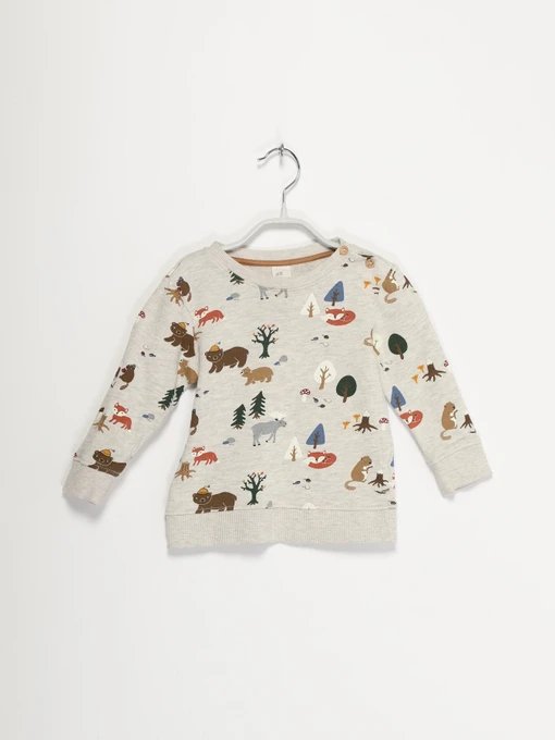 Худі та світшоти H&M модель 0928135_червоний комб. Фото