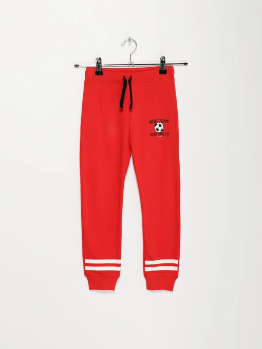 Штани H&M модель 09283682_червоний комб. Фото