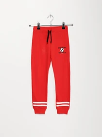 Брюки H&M модель 09283682_червоний комб. Фото