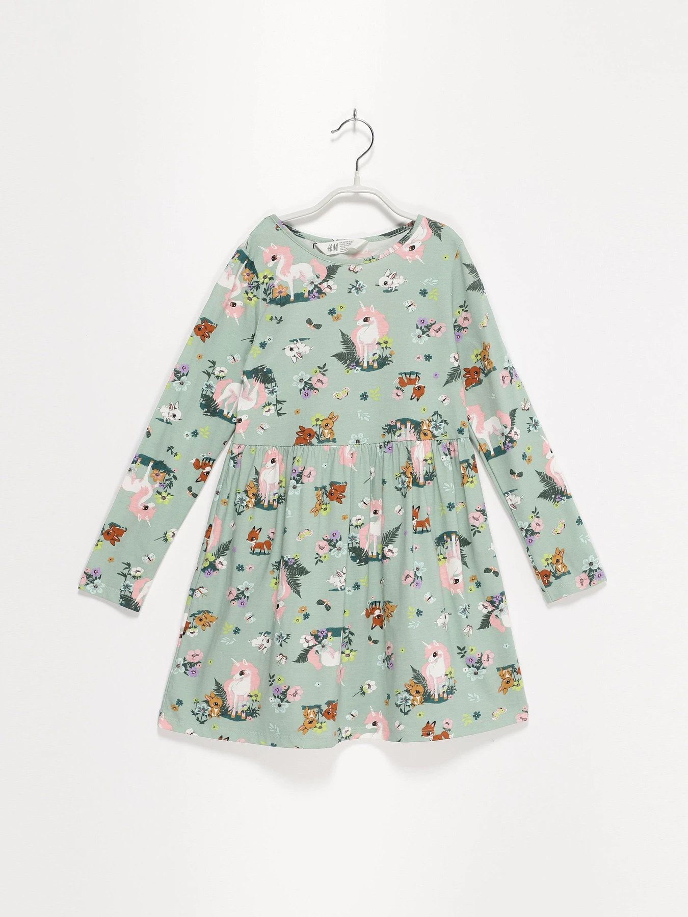 Платья H&M модель 0929076_зелений комб. Фото