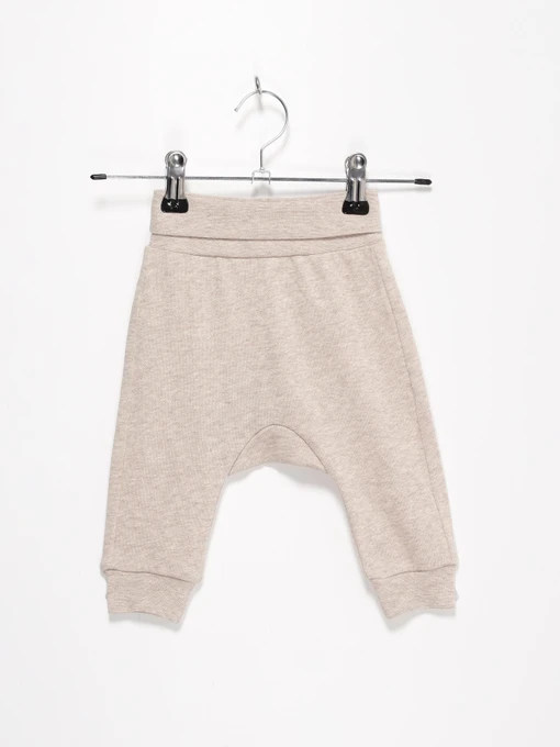 Брюки H&M модель 0932192_бежевий комб. Фото