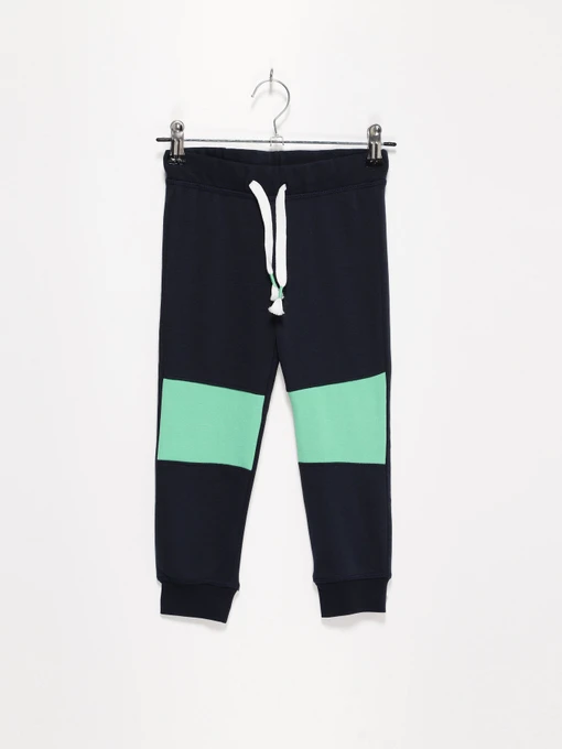 Брюки H&M модель 0936549_т.синій з зеленим Фото
