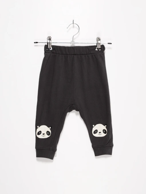 Брюки H&M модель 0954750_т.сірий комб. Фото