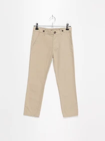 Брюки H&M модель 0961643_бежевий Фото