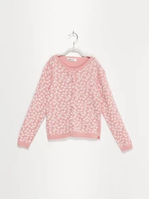 Свитры и кардиганы H&M модель 0977467_рожевий комб. Фото