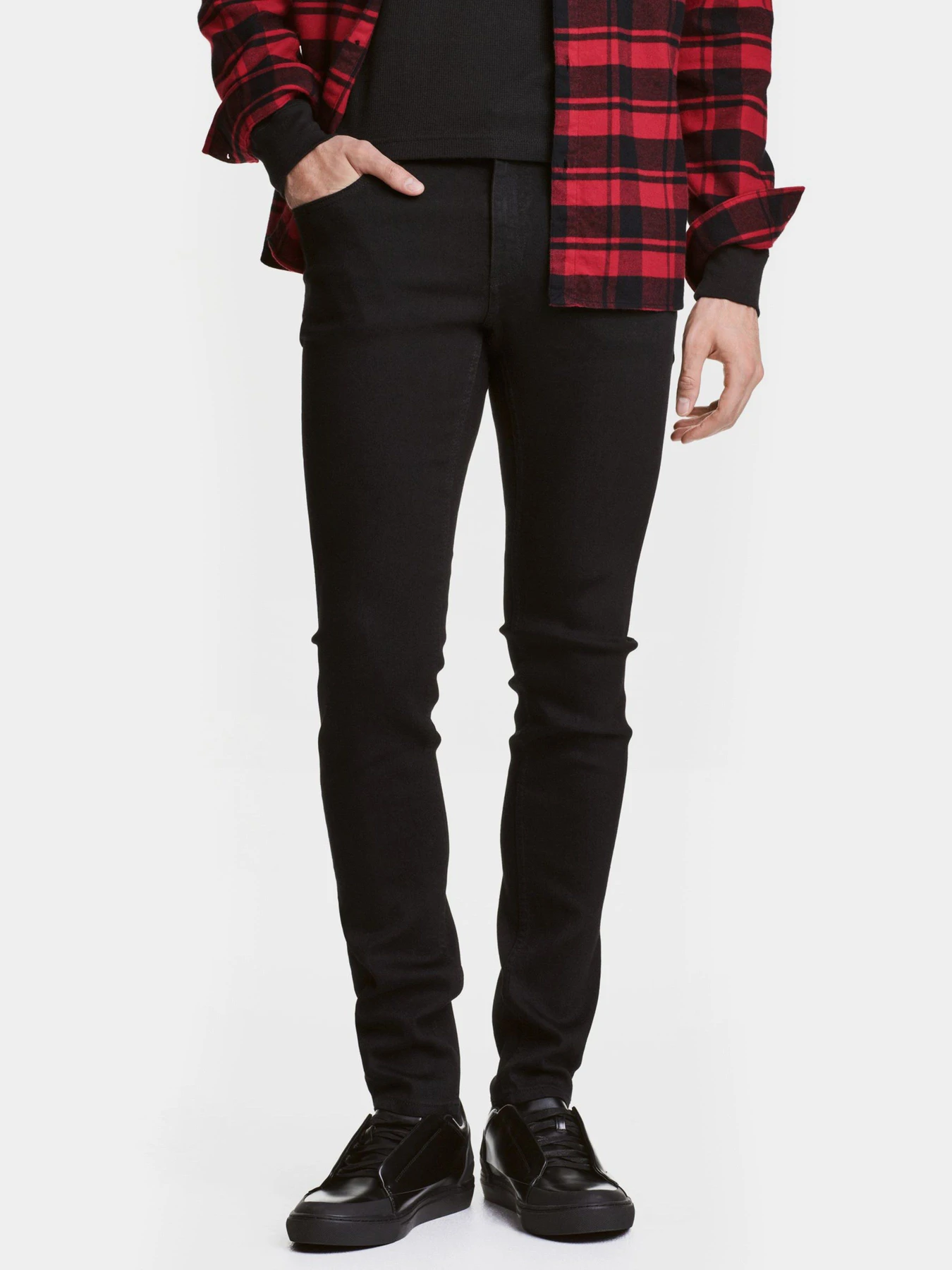 Джинси H&M модель 0125707_чорний Фото