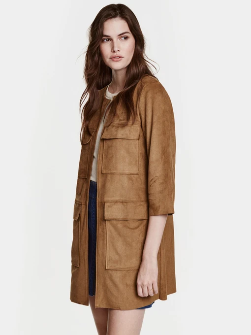 Свитры и кардиганы H&M модель 0400945_коричневий Фото
