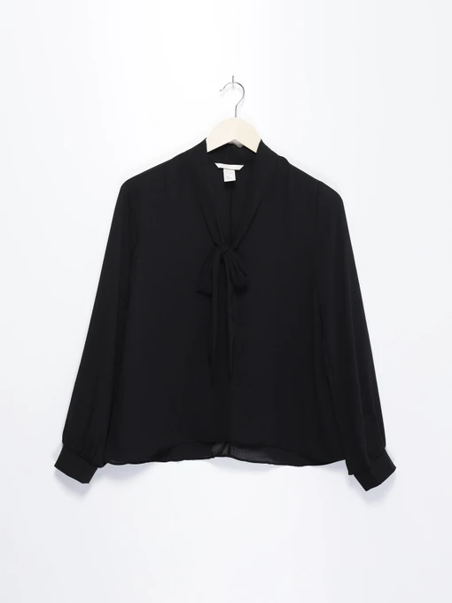 Рубашки H&M модель 0401479_чорний Фото