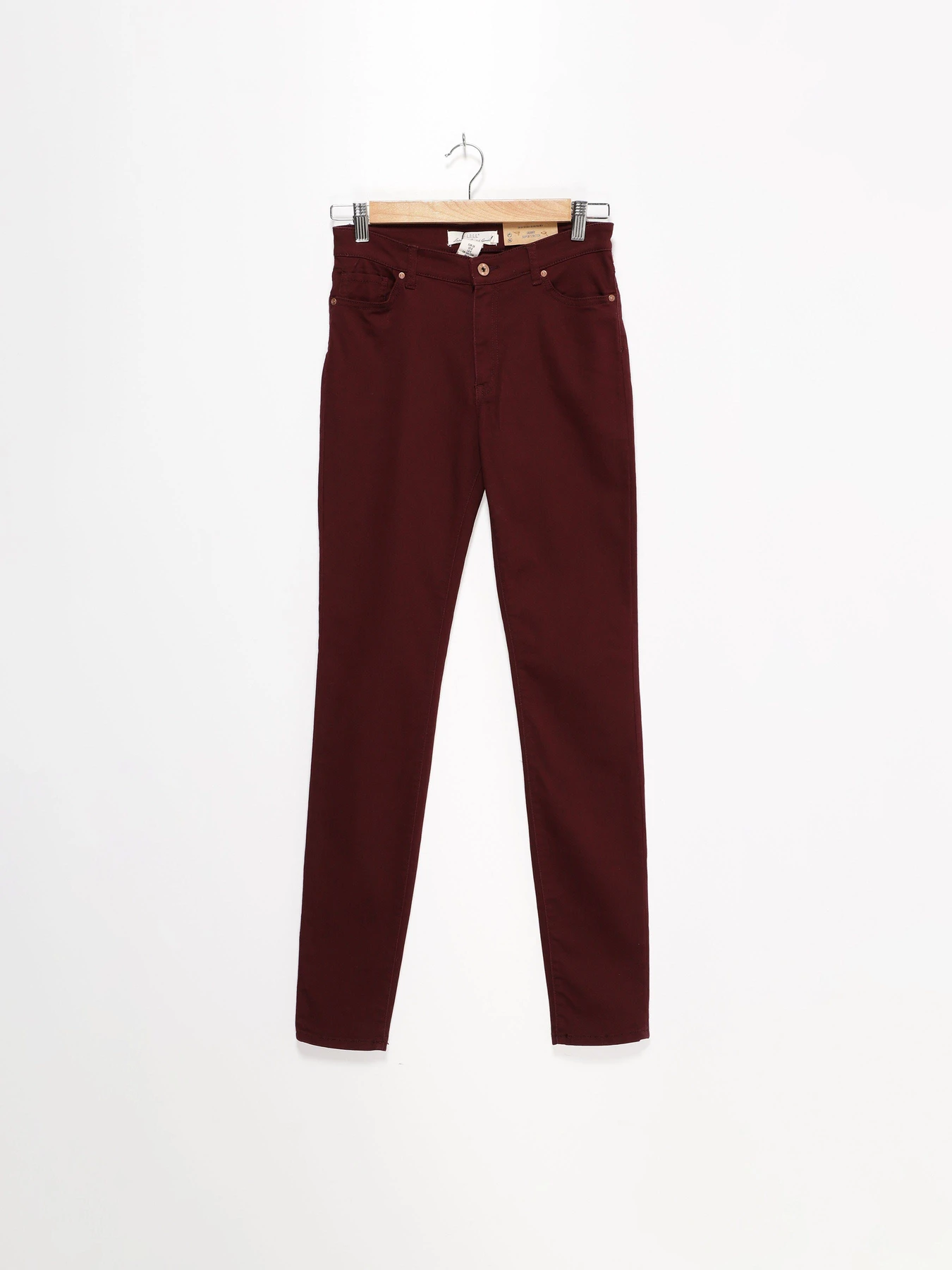 Брюки H&M модель 0405604_бордовий Брюки H&M модель 0405604_бордовий Фото