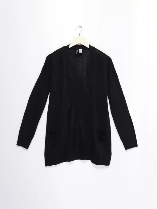 Свитры и кардиганы H&M модель 0408950_чорний Фото