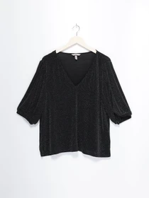 Сорочки H&M модель 0409287_чорний Фото