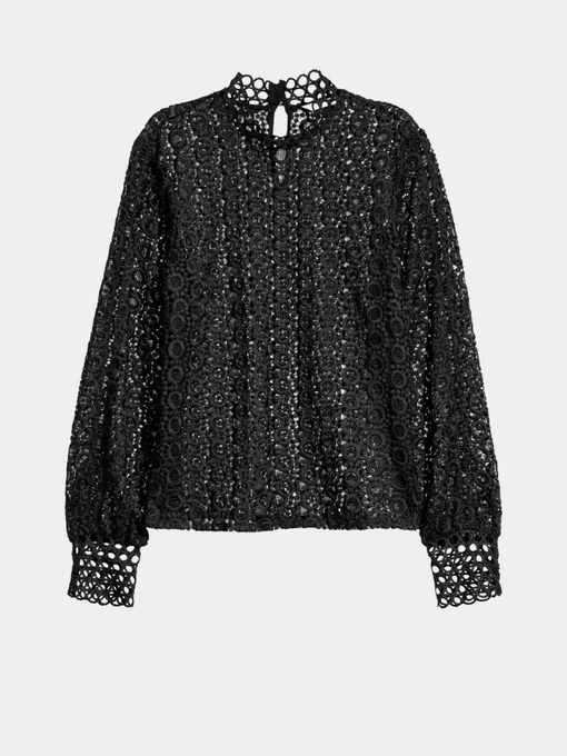 Рубашки H&M модель 0596119_чорний Фото
