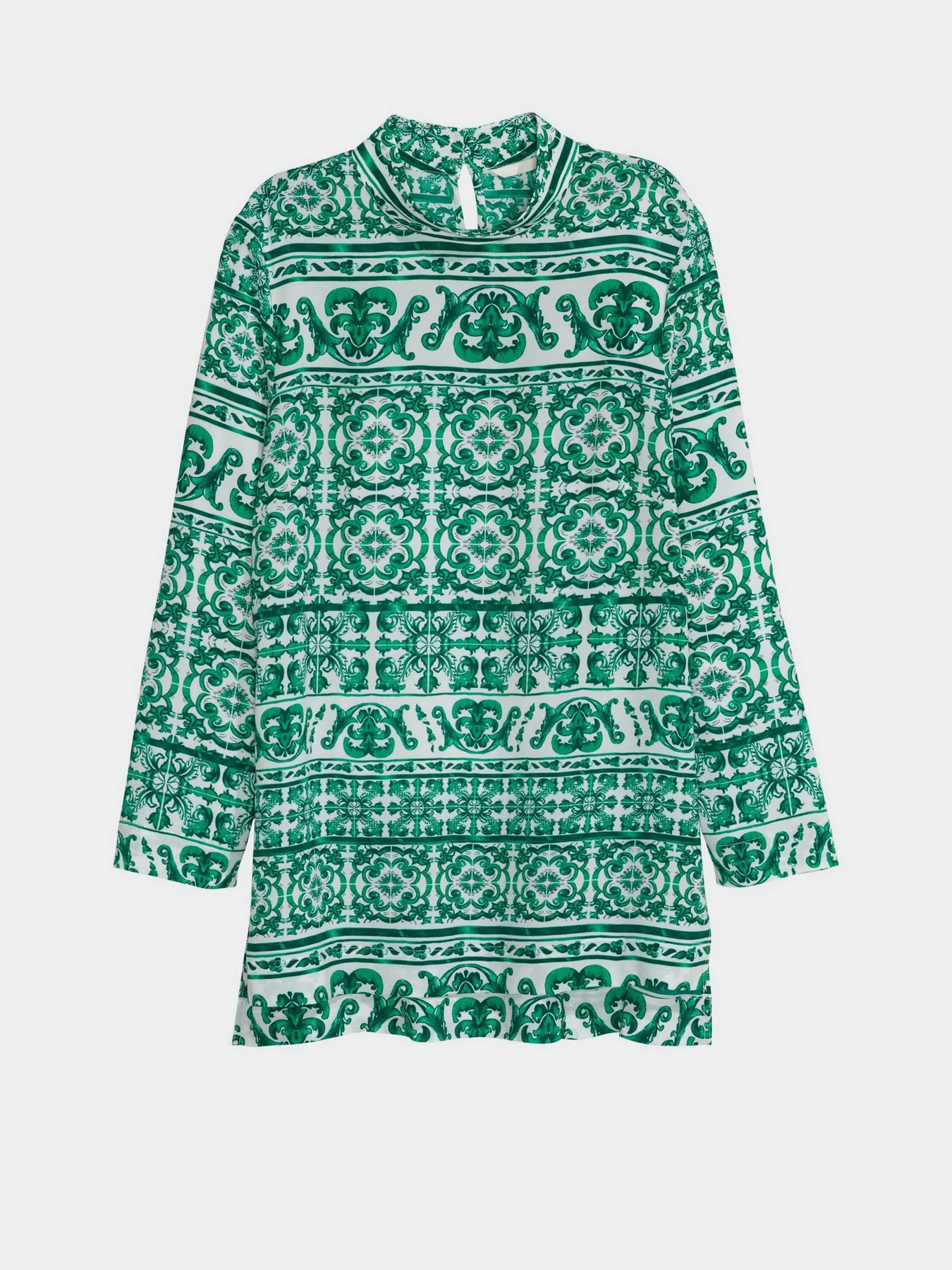 Рубашки H&M модель 0417541_білий з зеленим Фото