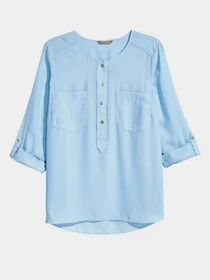 Рубашки H&M модель 0421044_блакитний Фото