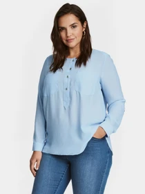 Рубашки H&M модель 0421044_блакитний Фото