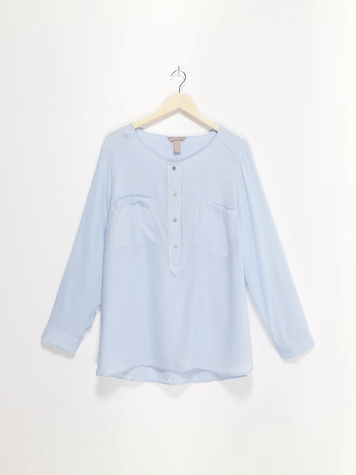Рубашки H&M модель 0421044_с.синій Фото