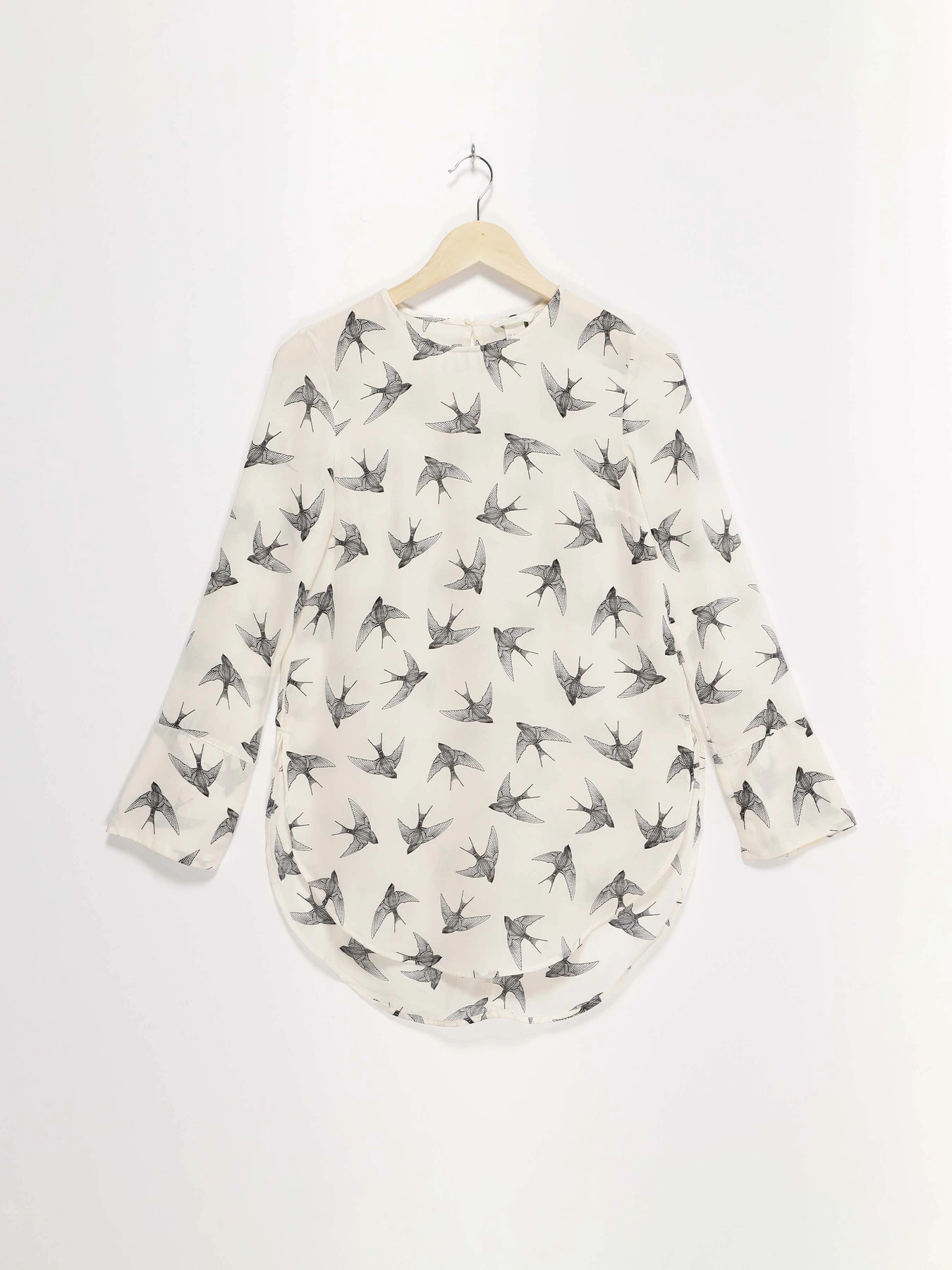 Рубашки H&M модель 0421249_білий комб. Фото