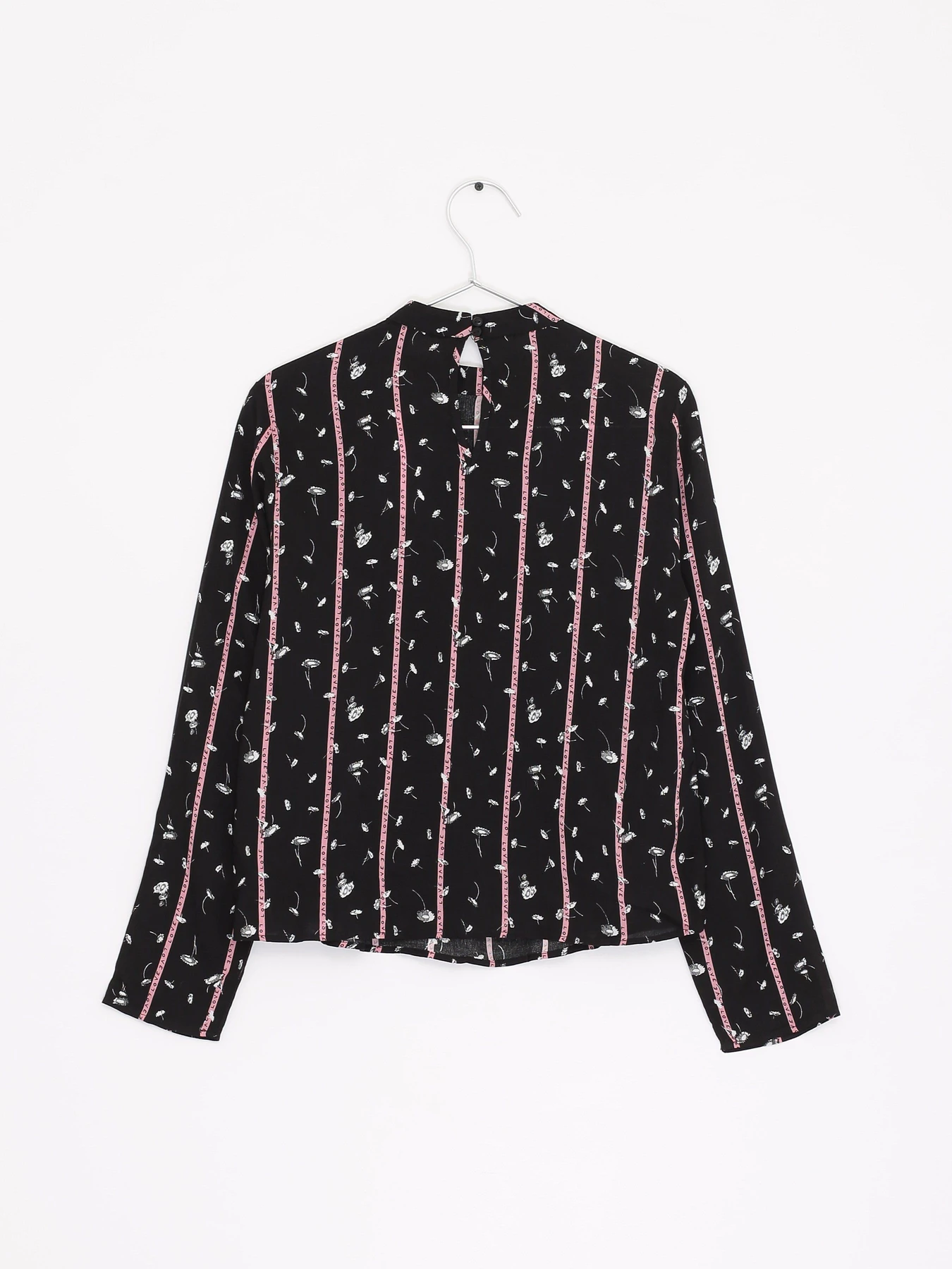 Рубашки H&M модель 0607392_чорний комб. Фото