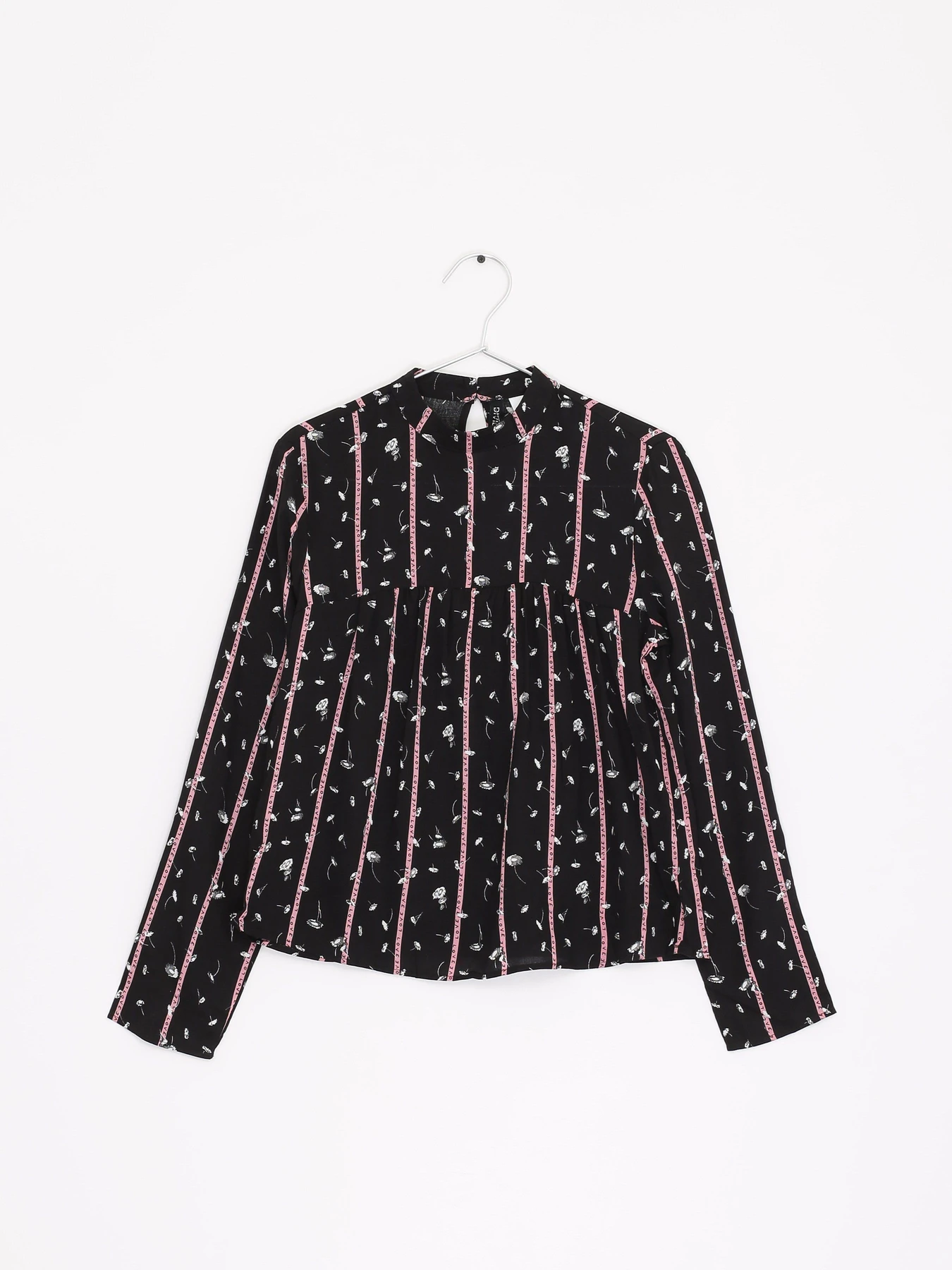Рубашки H&M модель 0607392_чорний комб. Фото