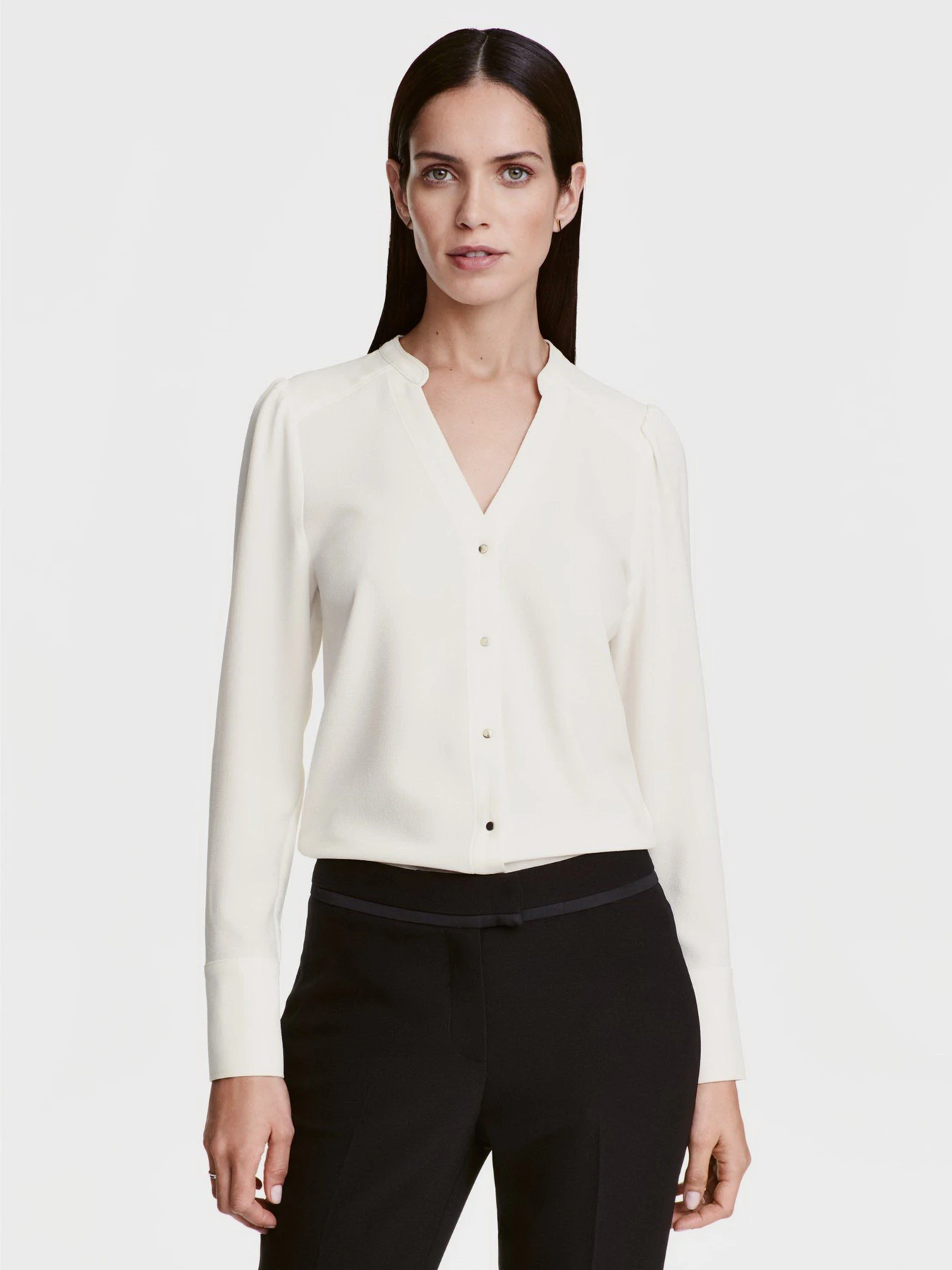 Рубашки H&M модель 0424155_білий Фото