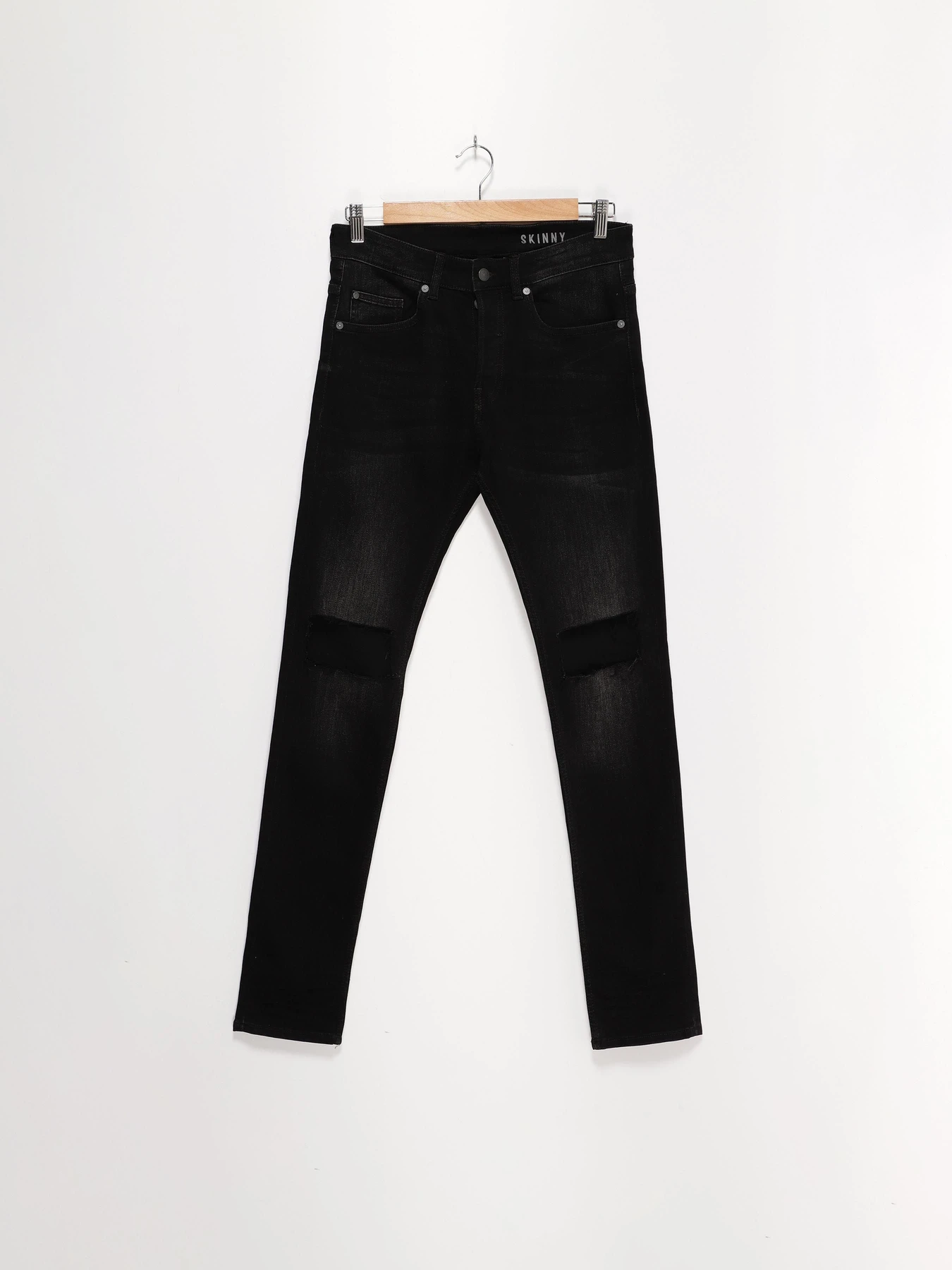 Джинсы H&M модель 0424186_чорний Джинсы H&M модель 0424186_чорний Фото