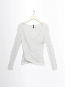 Худі та світшоти H&M модель 0425791_с.сірий Фото