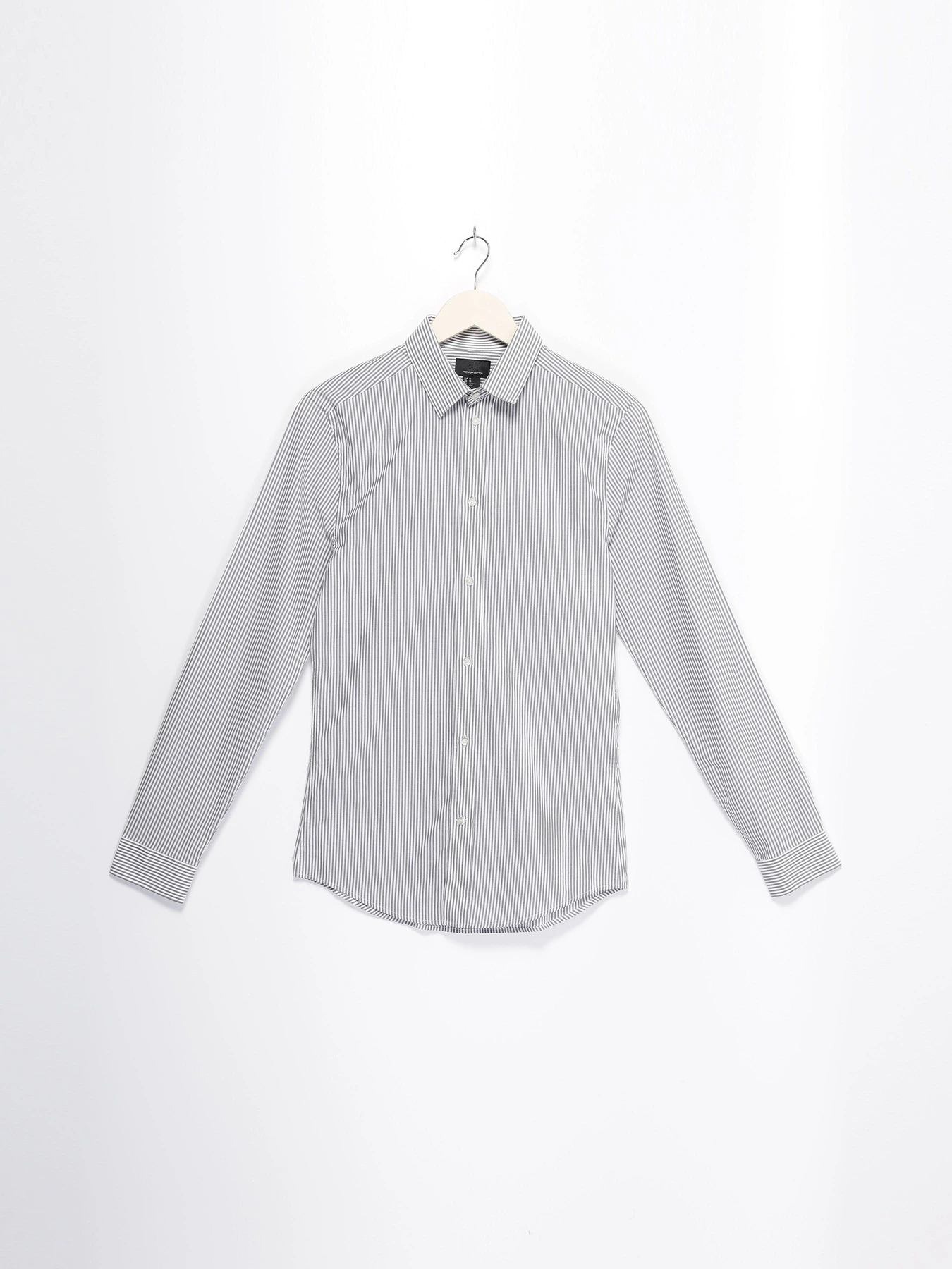 Рубашки H&M модель 0426434_синій з білим Фото