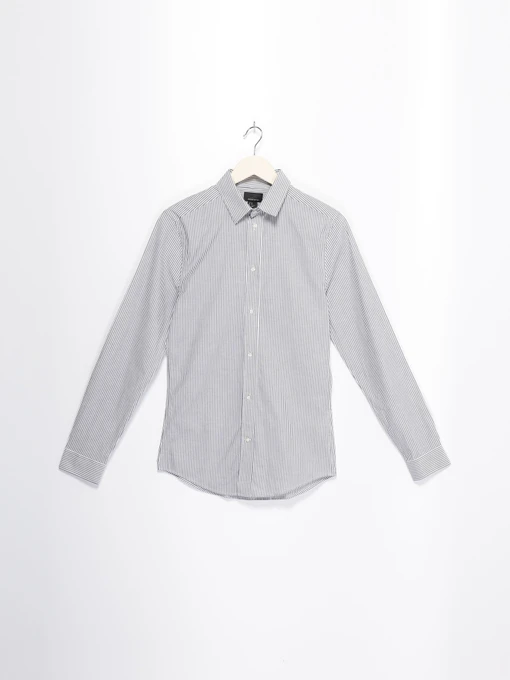 Рубашки H&M модель 0426434_синій з білим Фото