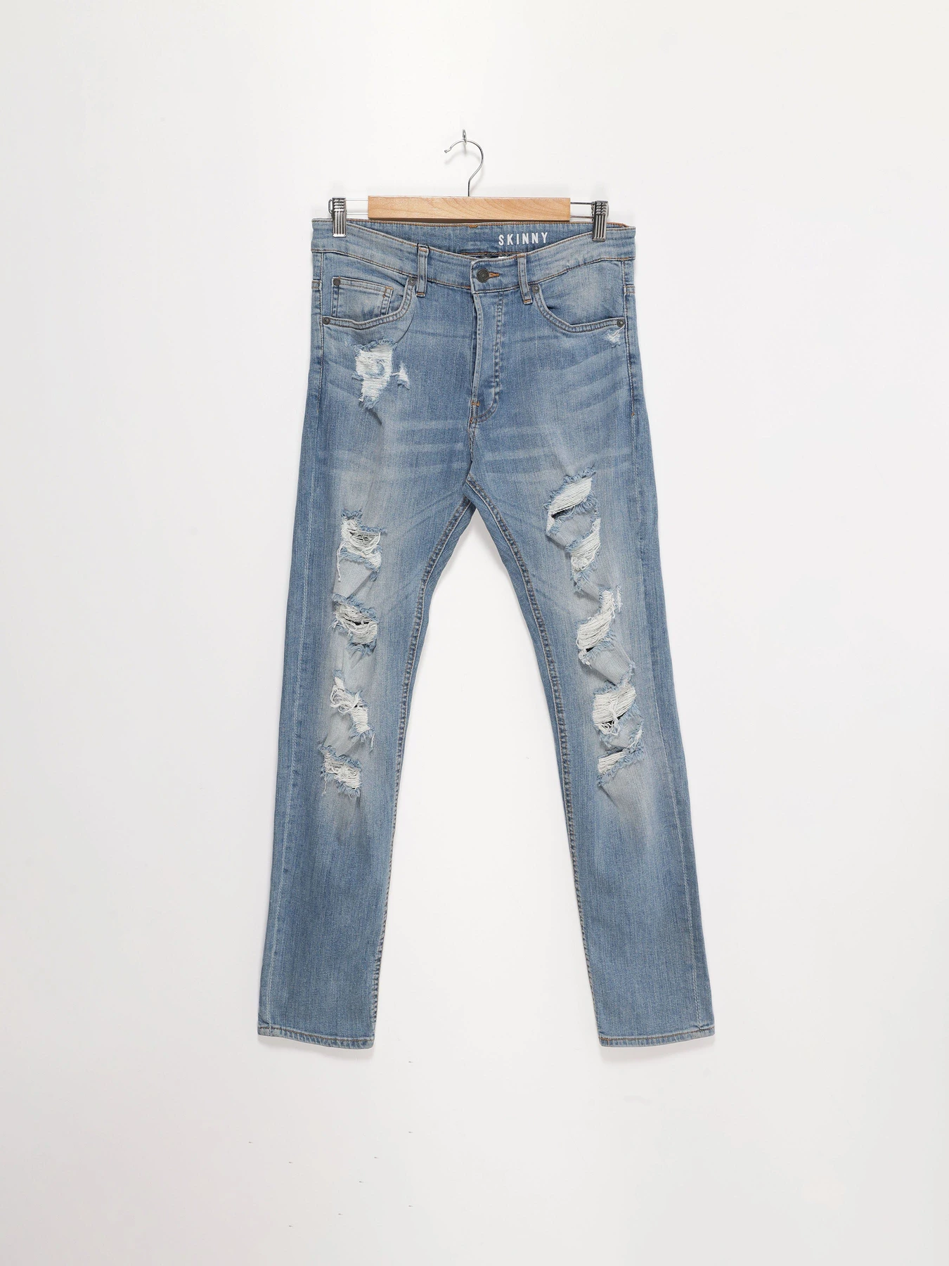 Джинсы H&M модель 0427413_синій Джинсы H&M модель 0427413_синій Фото
