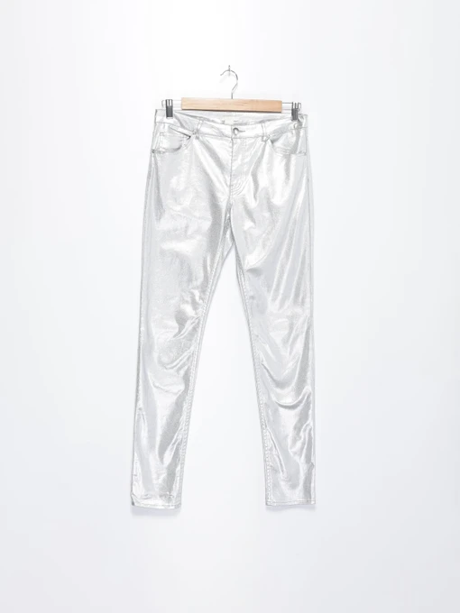 Брюки H&M модель 0428517_срібний Фото
