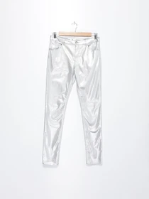 Брюки H&M модель 0428517_срібний Фото