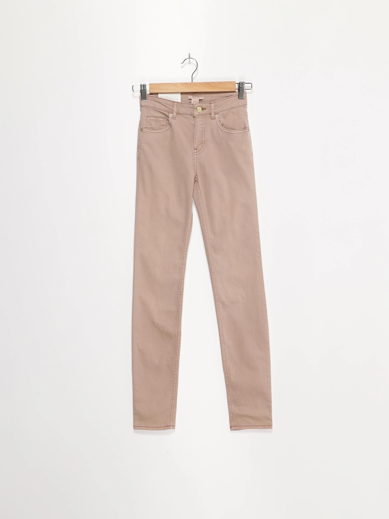 Штани H&M модель 0434429_бежевий Фото