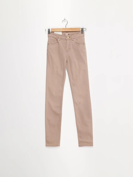 Брюки H&M модель 0434429_бежевий Фото