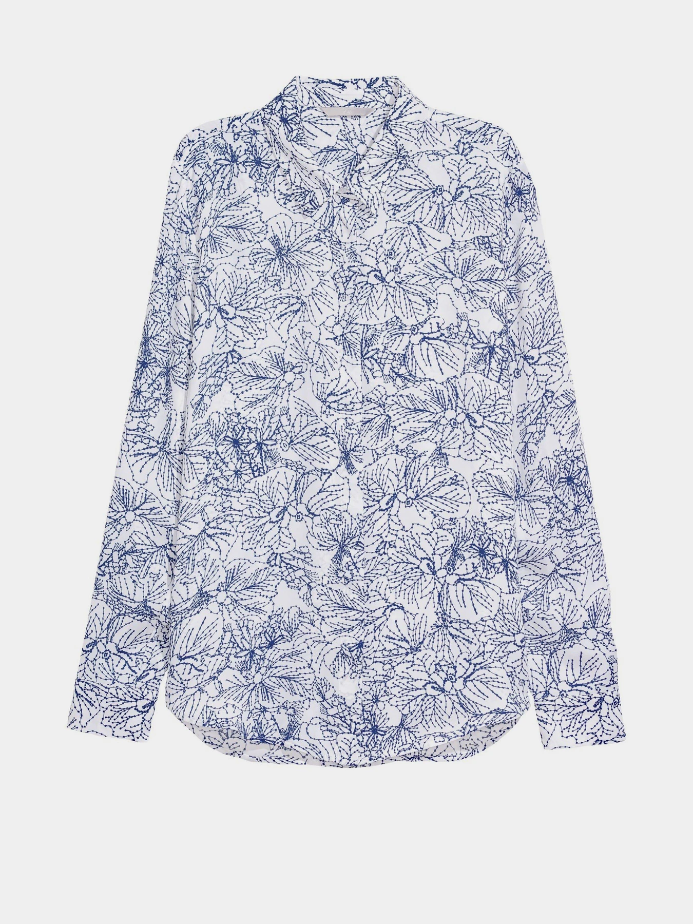 Рубашки H&M модель 0610730_білий з т.синім Фото