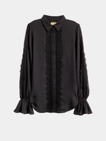 Рубашки H&M модель 0437741_чорний Фото