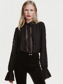 Рубашки H&M модель 0437741_чорний Фото