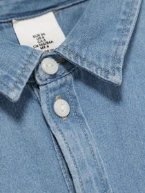 Рубашки H&M модель 0445885_синій Фото