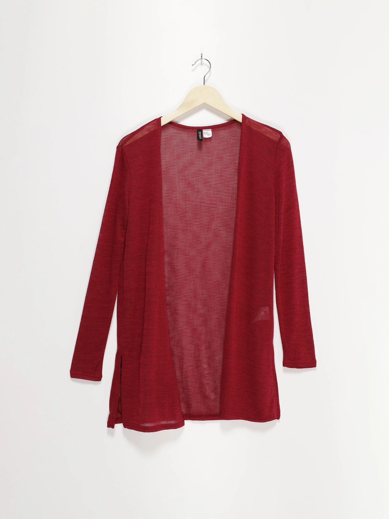 Свитры и кардиганы H&M модель 0446224_бордовий Свитры и кардиганы H&M модель 0446224_бордовий Фото