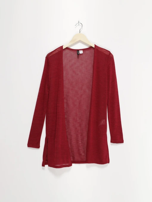 Свитры и кардиганы H&M модель 0446224_бордовий Фото