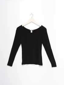 Худи и свитшоты H&M модель 0449701_чорний Фото