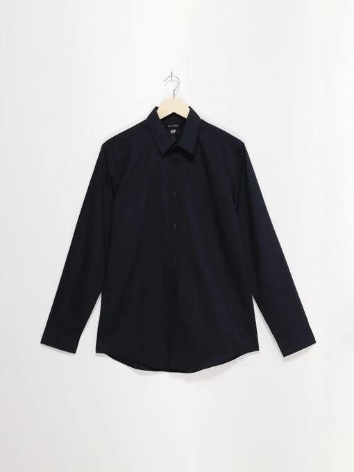 Рубашки H&M модель 0453305_т.синій Фото